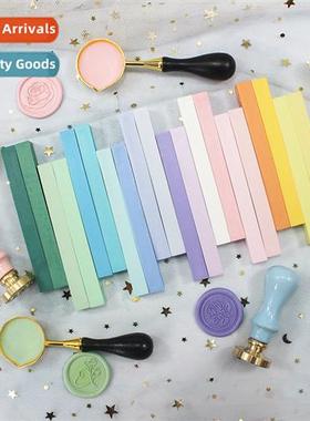 Square Hmade Fire Lacquer Wax Strips Simple Macar 24 Colors