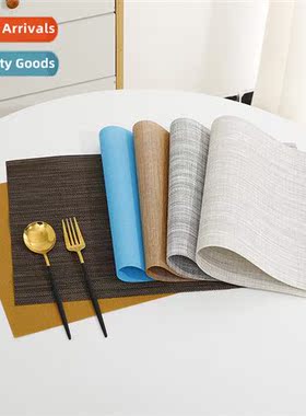Placemats PVC Woven Placemats 21 Series Teslin Placemats Res