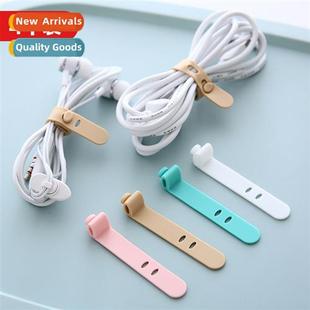 Tie Organizer Anti 4pcs Headphe Cable Lost Char Silice