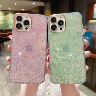 Gold Electroplated Foil Phone Apple 适用iPhone Case 15promax