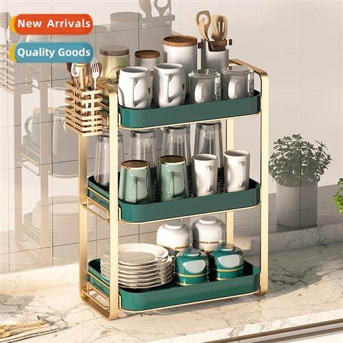 Three tier water cup holder drying put glass cups double dra