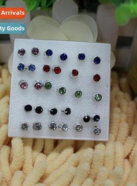 fashi alloy oil drop diamd stud earrings tens  thouss   jewe