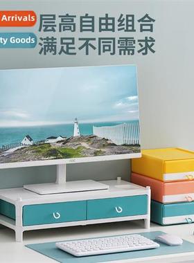 Office desktop computer st mor heightening shelf desktop dou