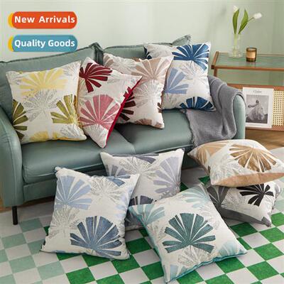 Autumn  winter color jacquard banana leaf series cushi Chine