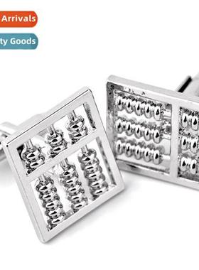 Mens French shirt wh retro abacus cufflinks mens clothing cu