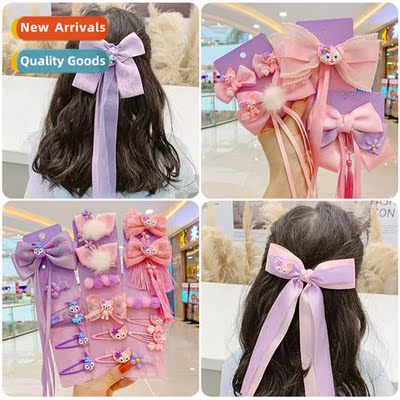 Childrens  clips girls 2022 new broken  finishing pin baby b