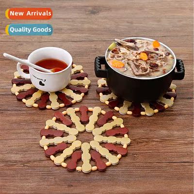 Two-color bamboo placemats bamboo insulated placemats creati