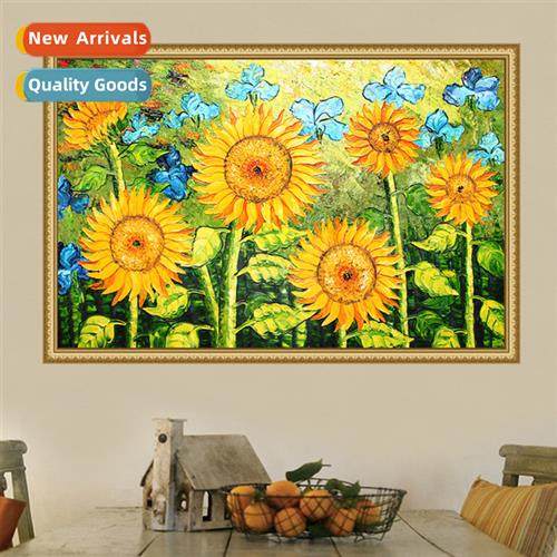 Diamd embroidery 2021 new sunflower an hmade plants  flowers