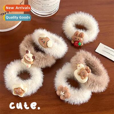 Autumn  winter new plush  ring high elastic  accessories flu