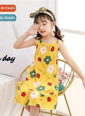 Girls dress 2022 summer thin secti in small children princes