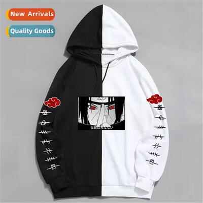 Japanese Naruto Uchiha Weasel Printed Hoodie Large Size Loos