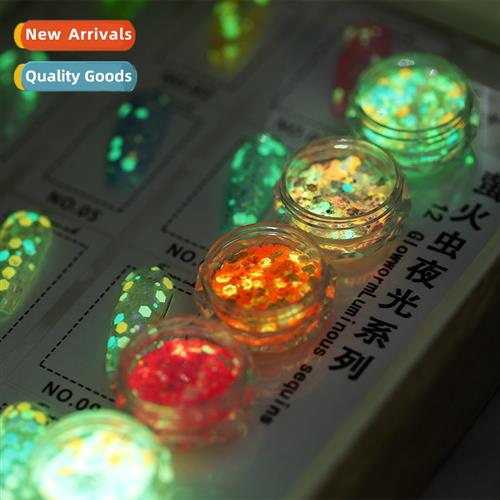 New glow-in--dark firefly series nail art sequins 12 color b