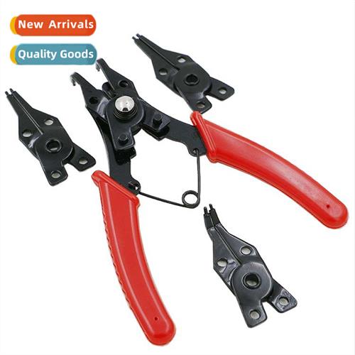 4-in-1 Multifunctial Snap Ring Pliers 4-Headed Retaining Rin
