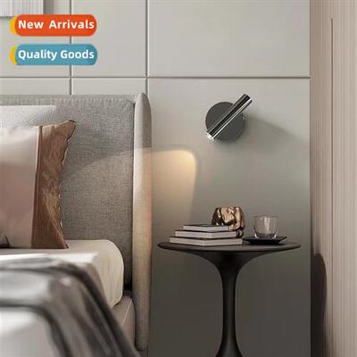 Bedroom bedside wall lamp modern simple advanced rotating st