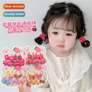 value lear tie girls new band high rope head children Cute