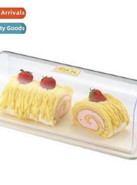 Japan imported akebo transparent cake box Swiss roll storage