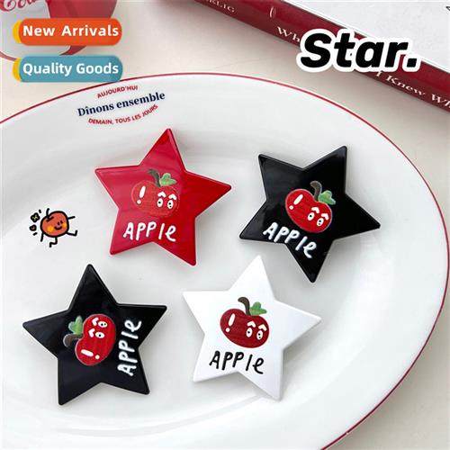Sweet cool wind apple pentagram  clip girl heart Japan   Kor