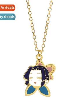 Ghost Destructi Blade Q necklace metal badge anime character