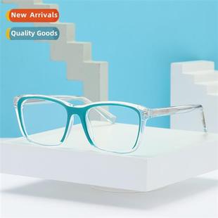 blue light 2023 fashi frames anti eyeglasses 35017 square