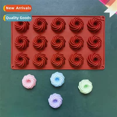 Silice 15-link Spiral Chocolate Cake Jelly Pudding Soap Cake