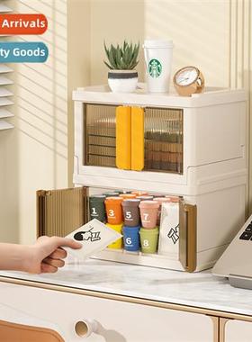 Inati-free folding transparent plastic storage boxes student