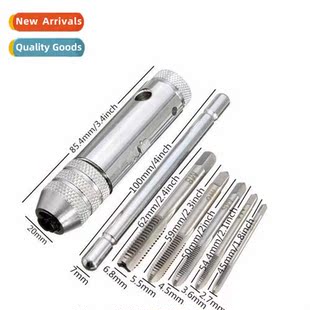 Ratchet Reamer Wrench Threaded 5PC Tap