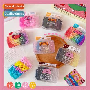 lear rubber cute jelly color Japanese tie boxed