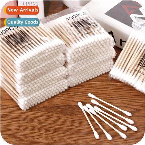 Double-headed cott/swab household cott/flower stick wooden s