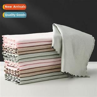 Dis Wipes Grid Glass Wiping Diamd Lazy Scale Fish Dishcloths
