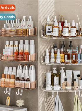 No-punch bathroom shelf toilet sink bathroom wall-mounted tr