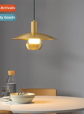 Scinavian light luxury    copper dining room chelier modern