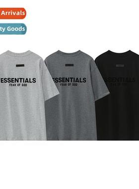 Tide FOG flocked frt  back letters mens  womens set tide sho