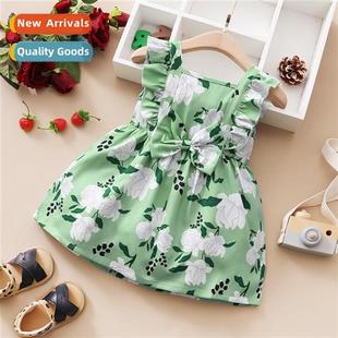 fall 2022 halter childrens sleeveless spring Girls new