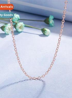 Necklace womens  tide hundreds  simple collarbe chain single