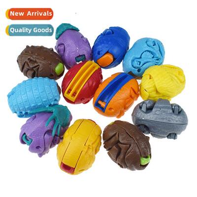 12 Colorful Transformatis Dinosaur Eggs Toys Animal Transfor