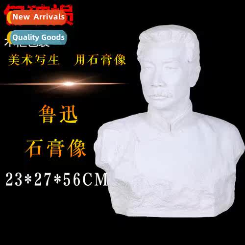 Brt Fine Art Plaster Head Lu Xun Bust Sketch Plaster Bust St