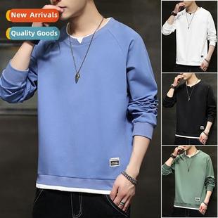 sleeved sweater new bottoming mens fall shirt 2022
