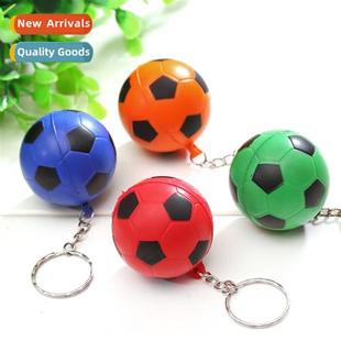 Mini small soccer ball keychain pendant pu foam soccer souve