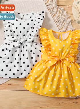 Girls Spring  Autumn 2021 new n small  medium children polka