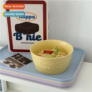 simple ceramic bowl Ins tableware Korean household fru style