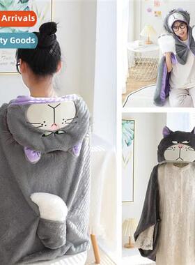 Carto Lucifer Cat Lucifer Hooded Pcho Blanket Otaku Shawl Pc
