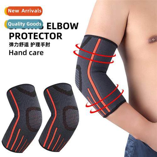 Sports elastic knted elbow pads outdoor running cycling bask