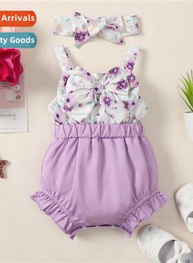 ins baby spring  fall  2023 new n sleeveless small floral pr