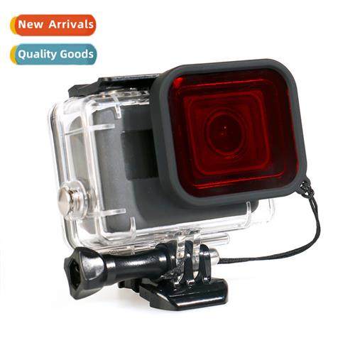 适用gopro5 filter HERO5 diving case filter gopro6 camera cas