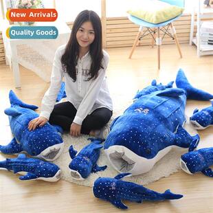 Deep Sea Blue Whale Shark Plush Toy Figurine