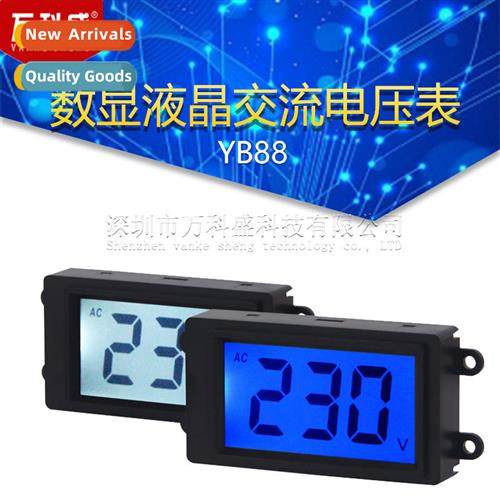 YB88 Sequencer Digal LCD AC Voltmeter AC80-300V