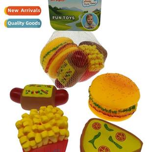 Baby Infant Toys Vinyl Puzzle Cognive Hamburger Household To