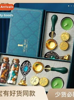 Vintage fire paint seal set creative gift diy Christmas high