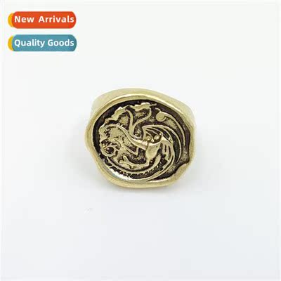 Drag Family Ring Couple Rings Game  Thres Drag King Mens and