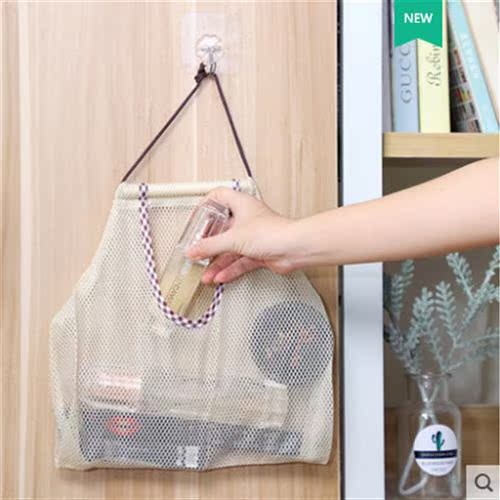 Hangable Oni Garlic Storage Bag Household Multifunctial Fru